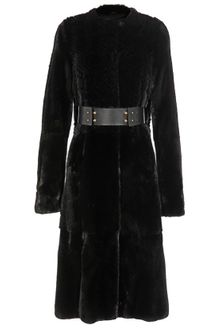 Revillon Patterned Mink Fur Overcoat - Lyst