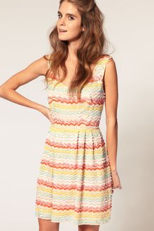 ASOS Collection Asos Skater Dress in Sequin - Lyst