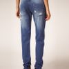 Asos Collection High Waist Slim Boyfriend Jean in Blue (vintageblue) - Lyst