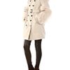 Burberry Trench Coat with Fox Fur Sleeves in Beige - Lyst