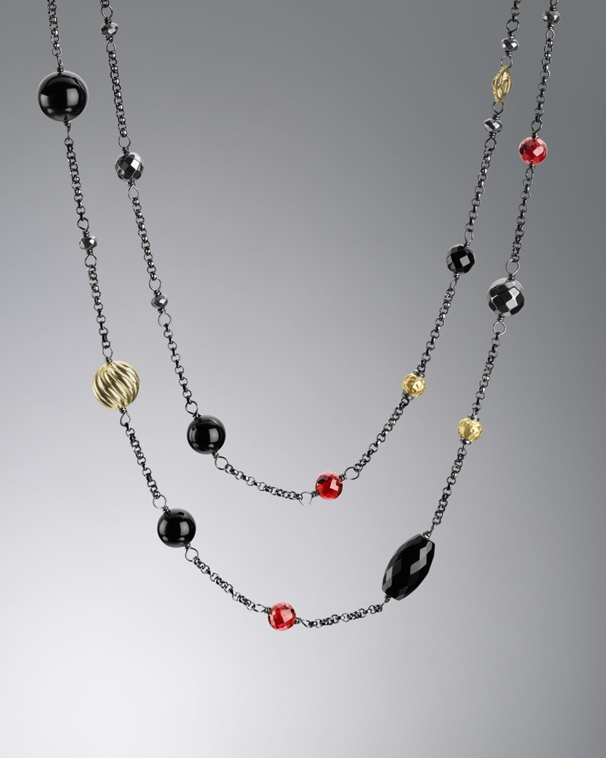 David Yurman Bijoux Necklace, Black Onyx in Multicolor (multi) Lyst