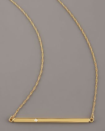 Jennifer Zeuner Bar-pendant Necklace - Lyst