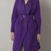 Max Mara Snack Lightweight Coat in Purple - Lyst