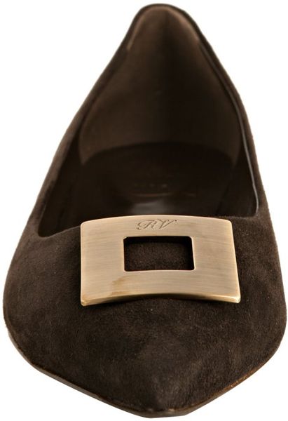 roger vivier pointed flats