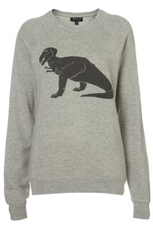 Topshop Dinosaur Sweat - Lyst