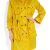 Emma Cook SatinShell Trench Coat in Yellow - Lyst
