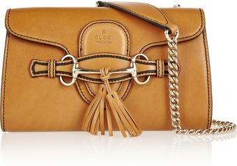 Gucci Emily Leather Shoulder Bag - Lyst