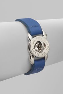 Marc By Marc Jacobs Katie Turn-Lock Leather Bracelet - Lyst