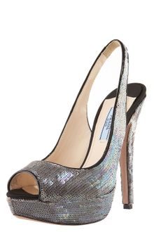 Prada Exclusive Sequin Degrade Platform Pump - Lyst
