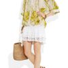 Roberto Cavalli Printed SilkChiffon And Crochet Dress in Yellow - Lyst