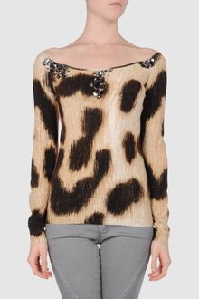 Blumarine Long Sleeve Jumper - Lyst
