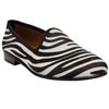 Del Toro Shoes Zebra Loafer in Black (zebra) - Lyst