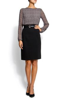Mango Combi-Dress - Lyst