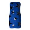 Mango Strapless MiniDress in Blue (69) - Lyst
