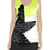 Miu Miu Pleated Satin Tank in Yellow - Lyst