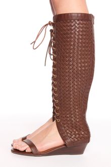 Nasty Gal Kasa Woven Sandal - Lyst