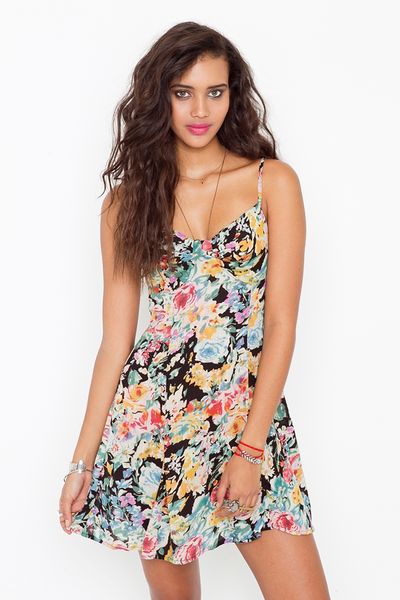 Nasty Gal Courtney Floral Sundress in Floral - Lyst