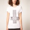 Zoe Karssen Love T Shirt in White - Lyst