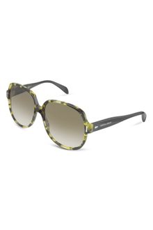 Giorgio Armani Tortoise Square Sunglasses - Lyst