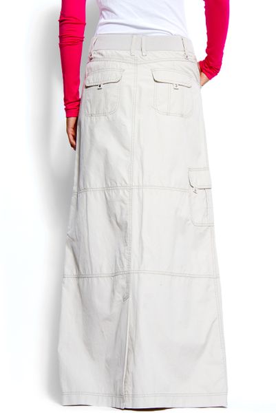 utility maxi skirt