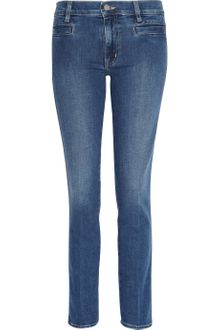MiH Jeans Paris Mid-rise Cropped Jeans - Lyst