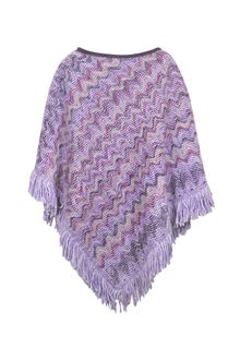 Missoni Fringed Wool Poncho - Lyst