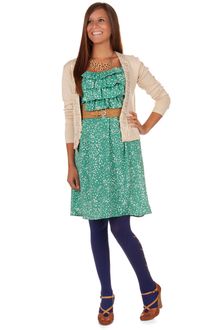ModCloth Viridian Maiden Dress - Lyst