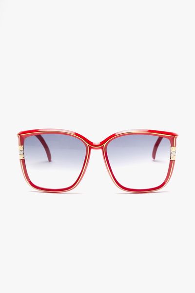 Nasty Gal Leonard Paris Stud Sunglasses  Red in Red - Lyst