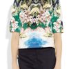 Stella Mccartney HawaiianPrint CottonSateen Top in Floral (multicolored) - Lyst