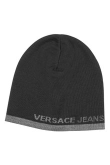 Versace Signature Wool Skull Cap - Lyst
