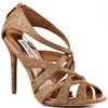 Badgley Mischka Rose Gold Glitter in Gold (rose) - Lyst
