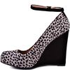 Bcbgmaxazria Black Grey Leopard Suede in Black - Lyst