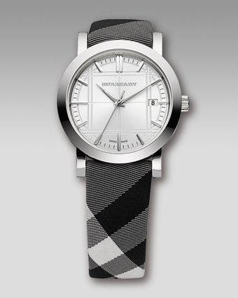  Check-strap Watch 