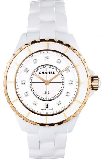 Chanel J12 33mm Pink Gold Watch - Lyst