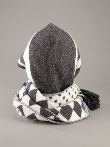 Scarf Hooded Magnetism & in gucci hooded Electricity Multicolor scarf (multicoloured Scarf Hooded Magnetism & in gucci hooded Electricity Multicolor scarf (multicoloured