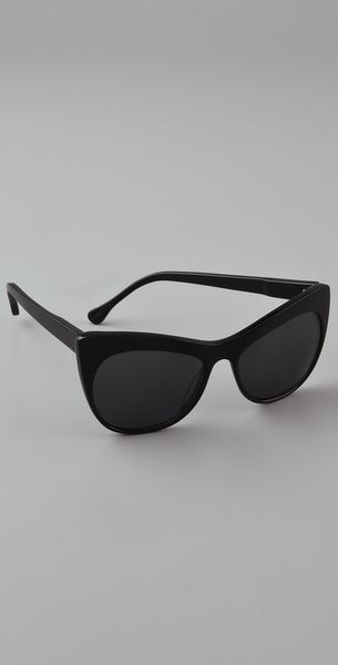 Elizabeth And James Lafayette Cat Eye Sunglasses in Black - Lyst