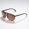 Giorgio Armani Round Plastic Aviator Sunglasses, Dark Havana in Brown for Men - Lyst