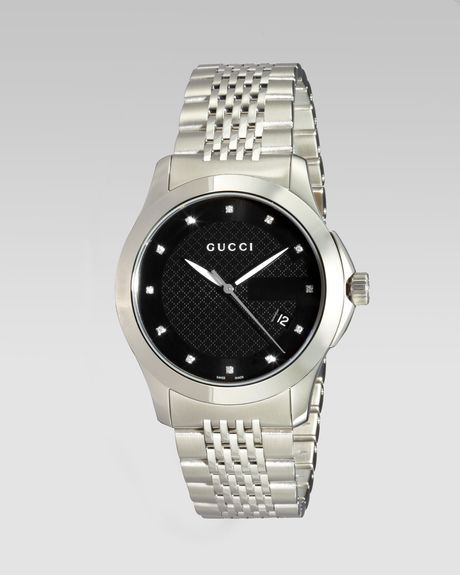 Gucci Bracelet Watch in Silver for Men - Lyst