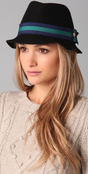 Juicy Couture Perforated Fedora - Lyst