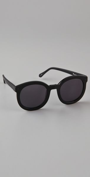 Karen Walker Super Duper Strength Sunglasses in Black - Lyst