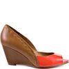 Kelsi Dagger Genelle  Orange Cognac Lthr in Orange - Lyst