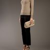 Lanvin Quilted Clutch in Beige - Lyst