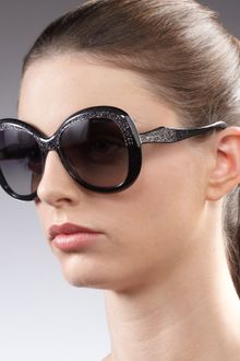 Miu Miu Round Glam Sunglasses - Lyst