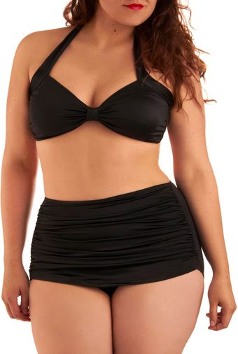  Bathing Beauty Two Piece in Black - Plus Size 