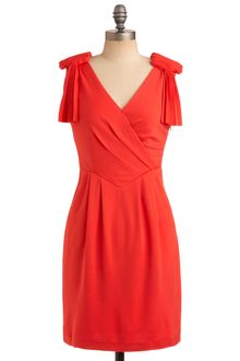 ModCloth Cheeky in Coral Dress - Lyst