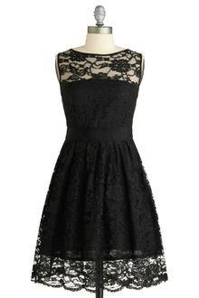 ModCloth When The Night Comes Dress - Lyst