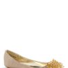 Modcloth From Heart To Toe Flat in Beige (pearl) - Lyst
