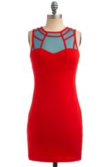 ModCloth High Contrast Dress
