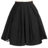 Nina Ricci Pleated Radzimir Silk Skirt in Black - Lyst