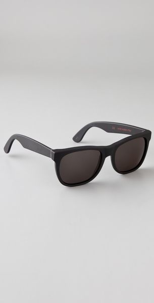 Super Sunglasses Basic Sunglasses in Black - Lyst
